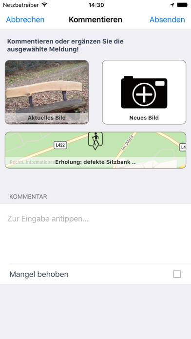 WaldEcho Rheinland-Pfalz App-Screenshot