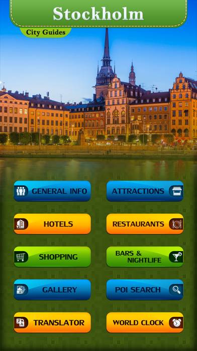 Stockholm Travel Guide Bildschirmfoto