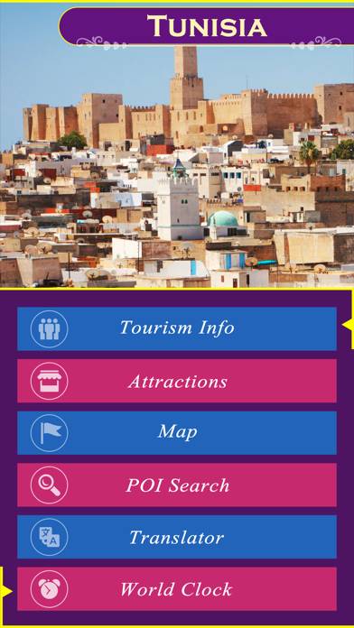 Tunisia Tourist Guide App screenshot #2