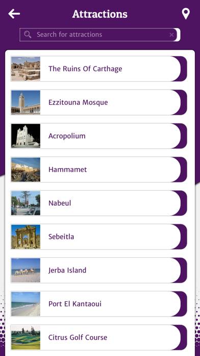 Tunisia Tourist Guide Schermata dell'app #3
