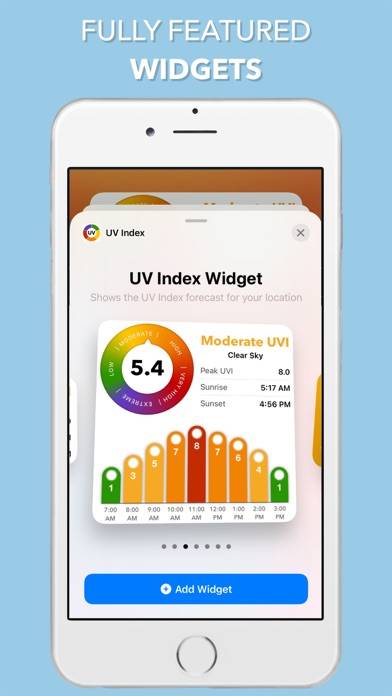 UV Index Widget Uygulama ekran görüntüsü #6