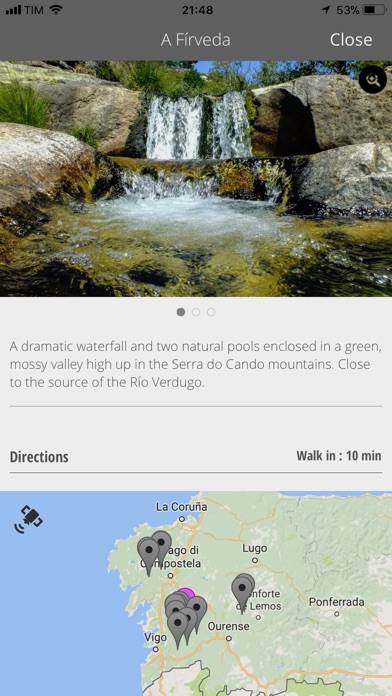 Wild Swimming Spain Captura de pantalla de la aplicación #3