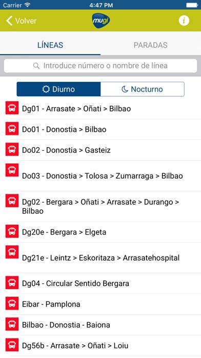 Mugi Captura de pantalla de la aplicación