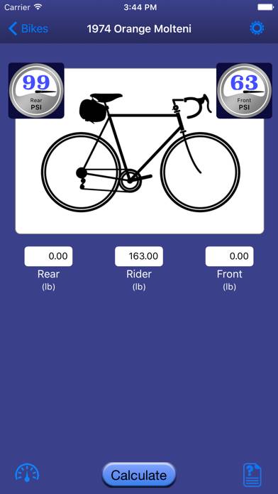 Bicycle Tire Pressure App skärmdump #2