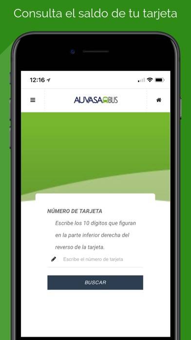 Auvasa Bus Captura de pantalla de la aplicación