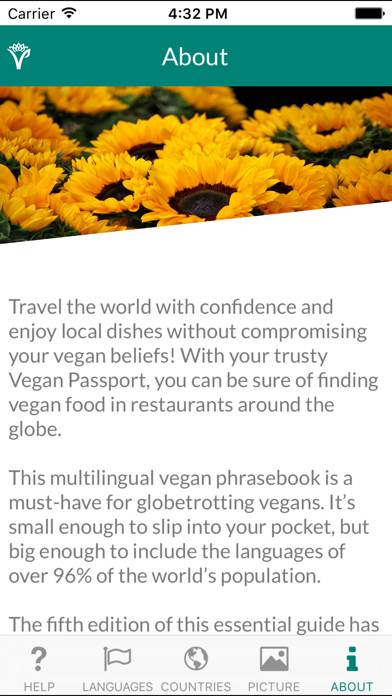 Vegan Passport App skärmdump #5