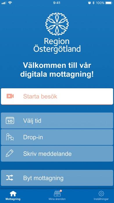 Din Vård Region Östergötland App skärmdump #2