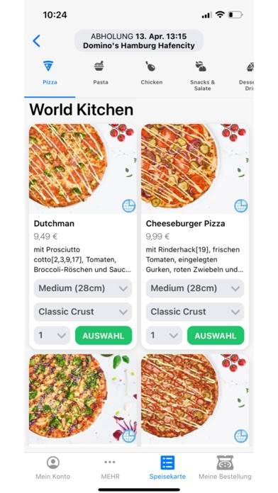 Domino's Pizza Deutschland App-Screenshot #3