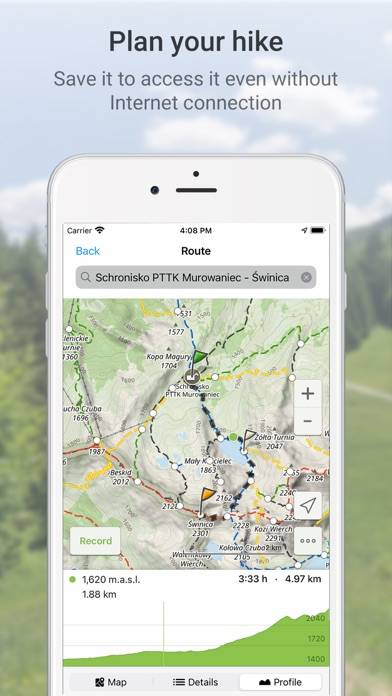 Hiking Map Poland App skärmdump #1