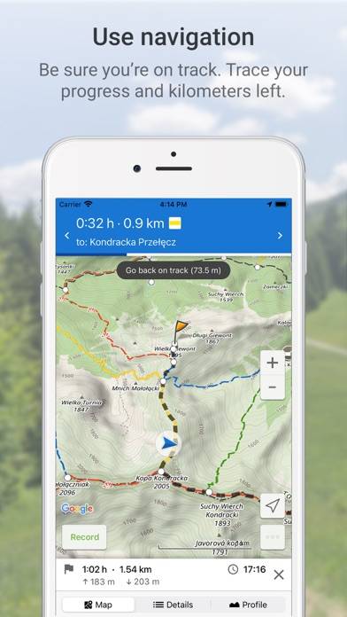 Hiking Map Poland App skärmdump #4