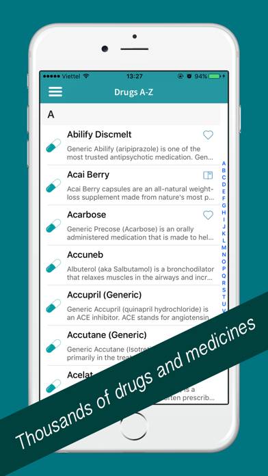 Drugs Dictionary App screenshot #1