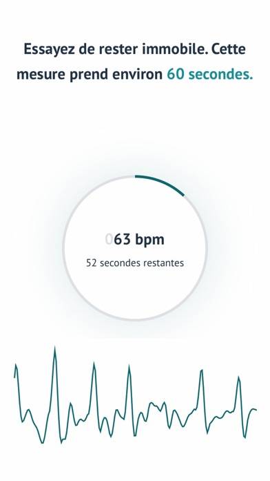 FibriCheck Capture d'écran de l'application