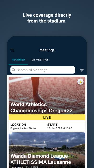 Roster Athletics App skärmdump #1