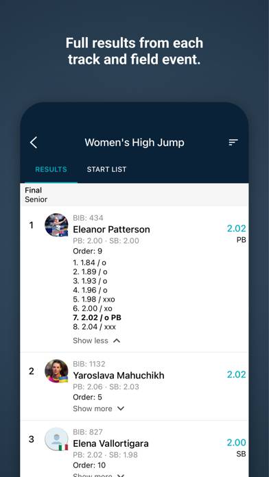 Roster Athletics App skärmdump #2