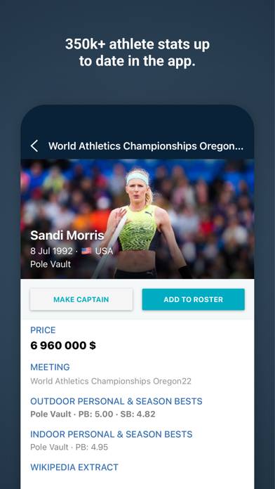 Roster Athletics App skärmdump #4