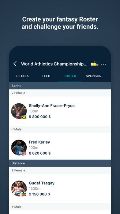 Roster Athletics App skärmdump #5