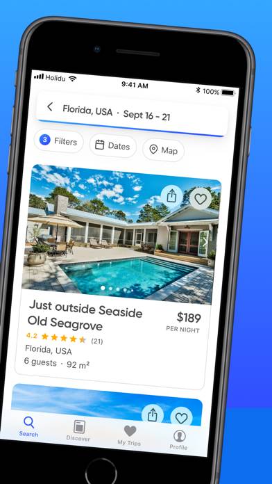 Holidu: Vacation Rentals Schermata dell'app #1