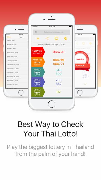 Thai National Lottery App screenshot #2