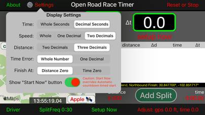 Open Road Race Timer App screenshot #4