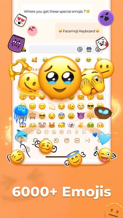Facemoji AI Emoji Keyboard App skärmdump #3