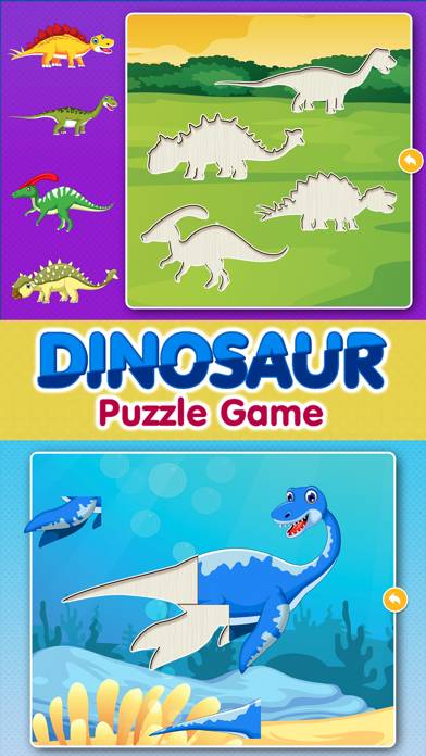 Dinosaur Games: Puzzle for Kids & Toddlers Schermata dell'app #1
