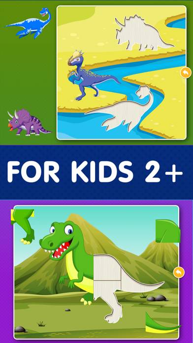 Dinosaur Games: Puzzle for Kids & Toddlers Schermata dell'app #2