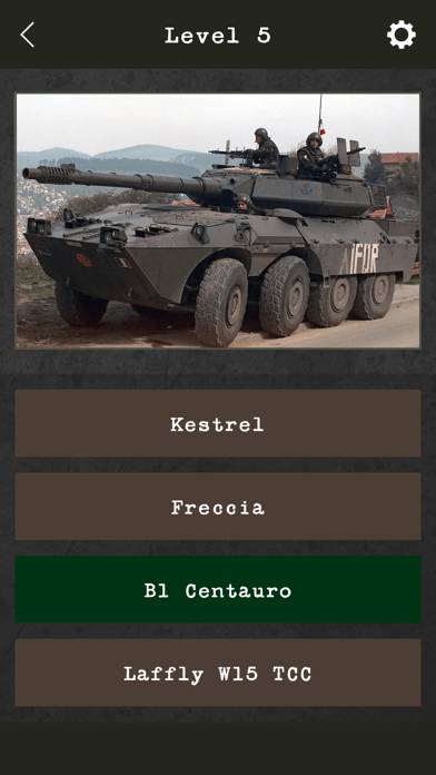 Name the AFV skärmdump av spelet