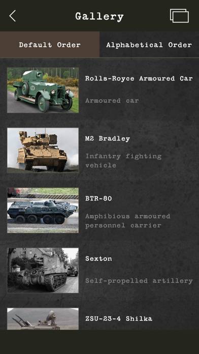 Name the AFV skärmdump av spelet