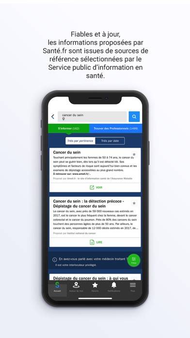 Santé.fr App screenshot #2
