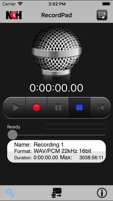 RecordPad Plus App screenshot #1