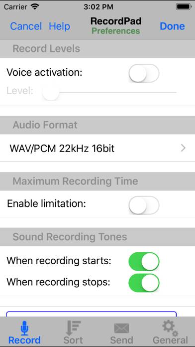 RecordPad Plus App screenshot #2