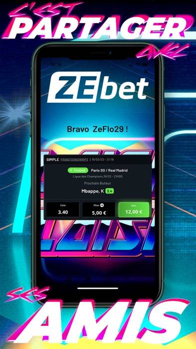 ZEbet Capture d'écran de l'application