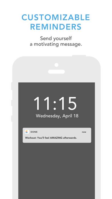 Habit Tracker (formerly Done) Captura de pantalla de la aplicación #2