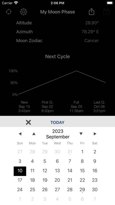 My Moon Phase Pro App screenshot #3