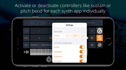 Midiflow Splitter (Audiobus) Captura de pantalla de la aplicación #2