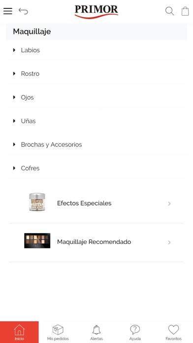 Perfumerías Primor Captura de pantalla de la aplicación #3