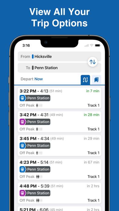 MTA TrainTime Schermata dell'app #2