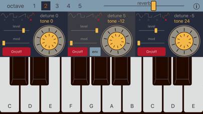 Sonic Synth : FM synthesizer App-Screenshot #1