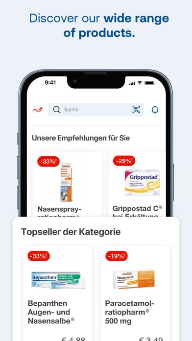 Redcare: Online Pharmacy Capture d'écran de l'application #3