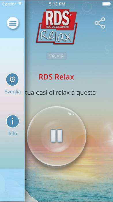 RDS Relax Schermata dell'app #1