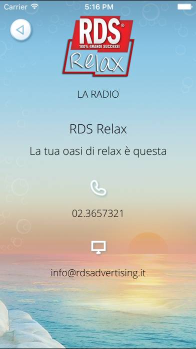 RDS Relax Schermata dell'app #4
