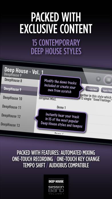 SessionBand Deep House 1 App-Screenshot #4