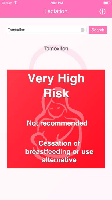 Safe Breastfeeding Captura de pantalla de la aplicación #4