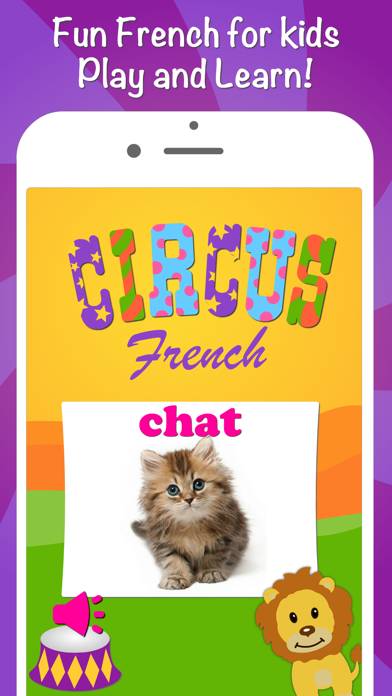 French language for kids Pro Captura de pantalla de la aplicación #1