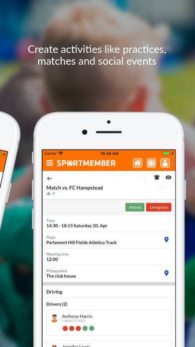 SportMember App-Screenshot #2