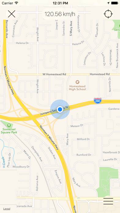Speedometer [GPS] Captura de pantalla de la aplicación #4