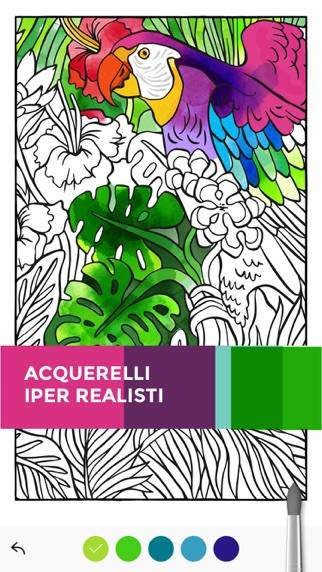 Tayasui Colouring book Schermata dell'app #1
