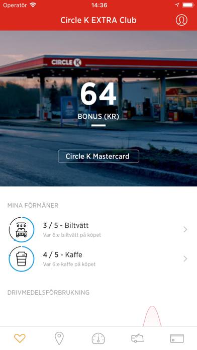 Circle K App skärmdump #1