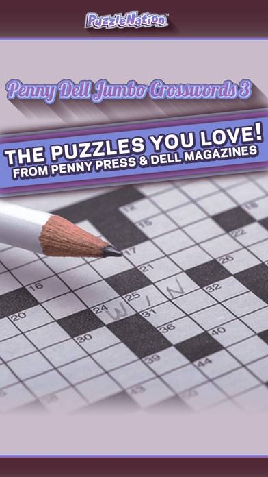 Penny Dell Jumbo Crosswords 3 – More Crosswords for Everyone! App screenshot #1