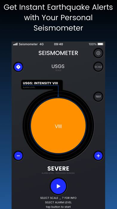 Seismometer Uygulama ekran görüntüsü #1